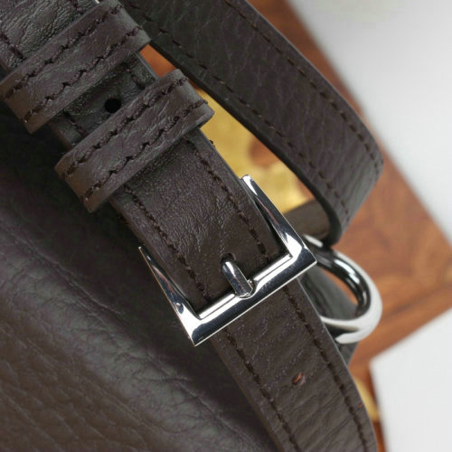 2014 Prada grainy leather mini bag BT8092 darkcoffee for sale